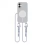 Custodia MagSafe Tech-Protect MagNecklace 26328-0 per Apple iPhone 16, grigia
