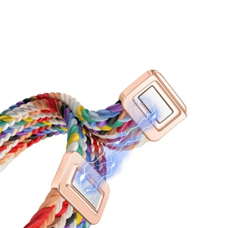 Cinturino Tech-Protect Nylonmag per Xiaomi Smart Band 8 / 9 / NFC, nero