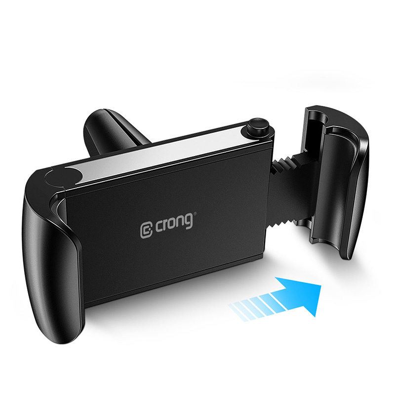 Supporto universale per auto Crong per telefoni da 4 - 6,5 pollici, nero