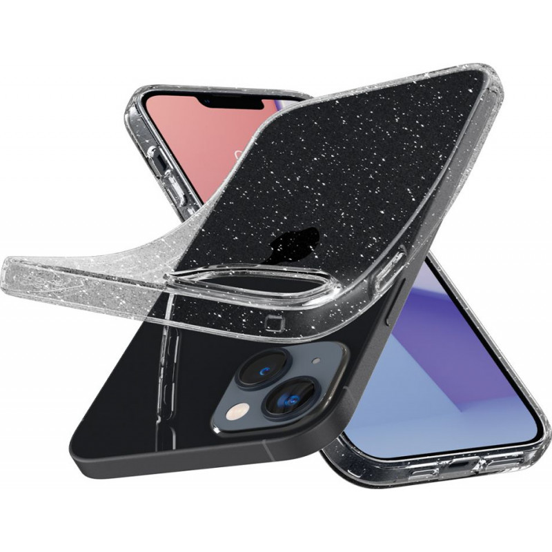Custodia Spigen Liquid Crystal per Apple iPhone 14 Plus / 15 Plus, Glitter Crystal
