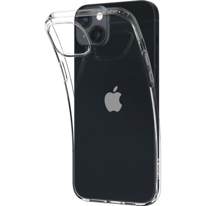 Custodia Spigen Liquid Crystal per Apple iPhone 14 Plus / 15 Plus, trasparente cristallo