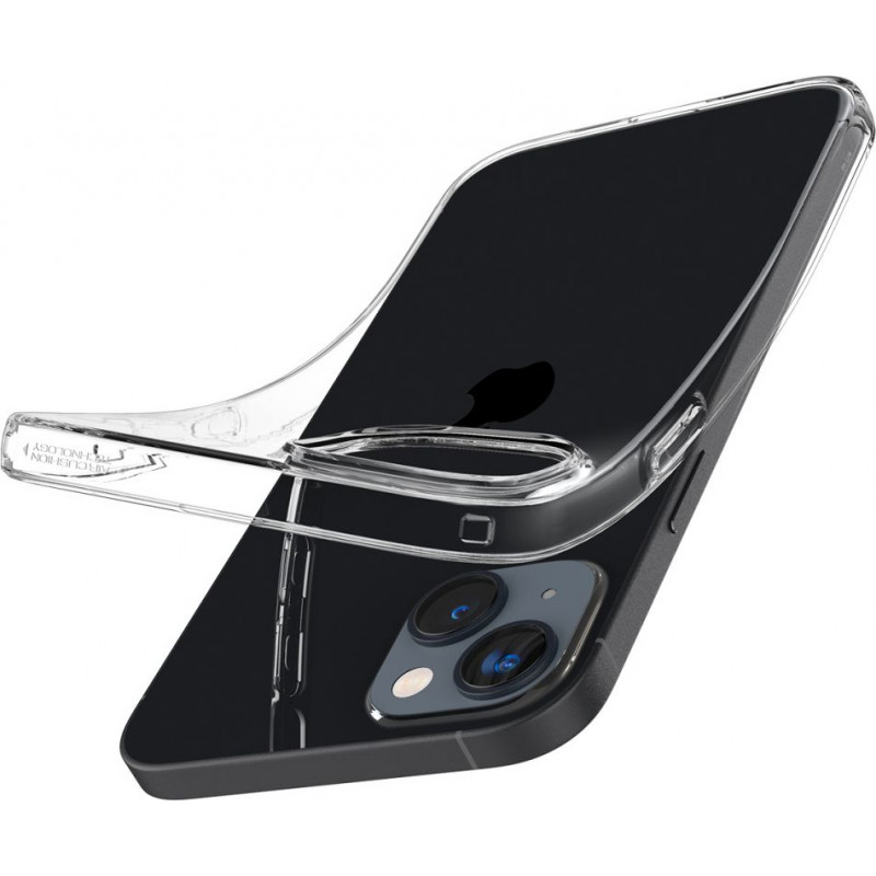 Custodia Spigen Liquid Crystal per Apple iPhone 14 Plus / 15 Plus, trasparente cristallo