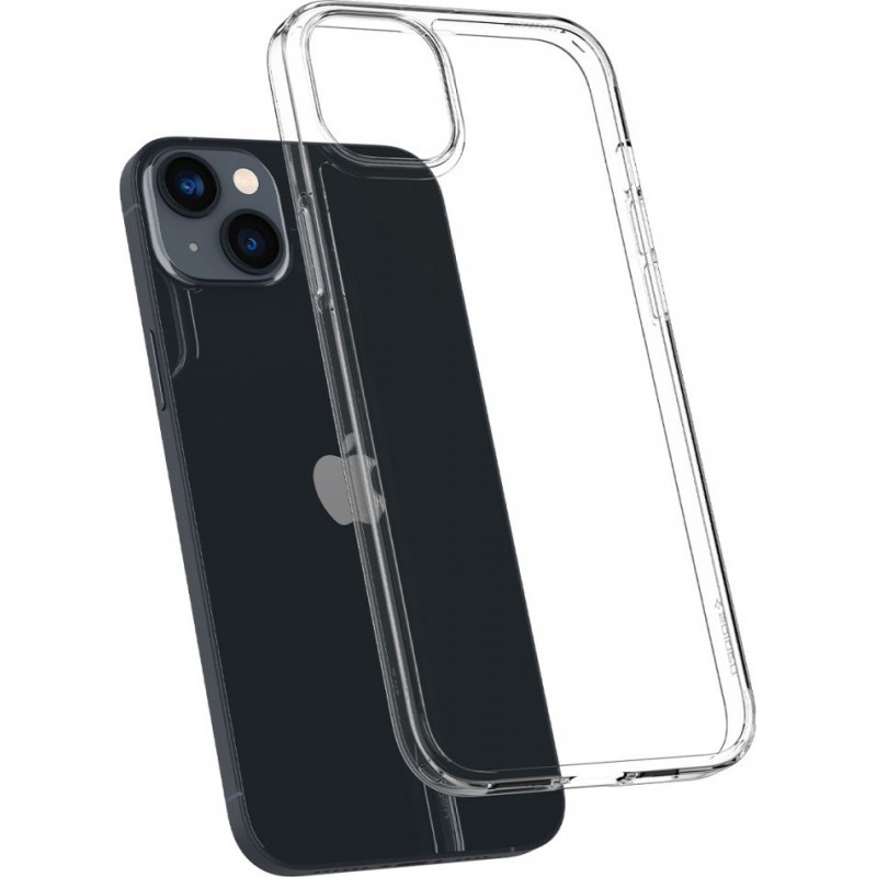 Custodia Spigen Airskin Hybrid per Apple iPhone 14 Plus / 15 Plus, trasparente cristallo