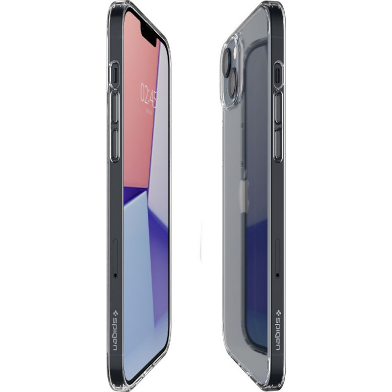Custodia Spigen Airskin Hybrid per Apple iPhone 14 Plus / 15 Plus, trasparente cristallo