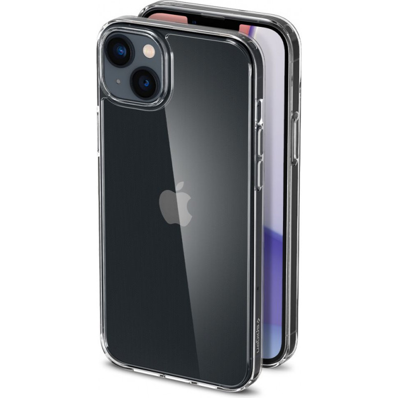 Custodia Spigen Airskin Hybrid per Apple iPhone 14 Plus / 15 Plus, trasparente cristallo