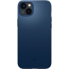 Custodia Spigen Thin Fit per Apple iPhone 14 Plus / 15 Plus, blu navy