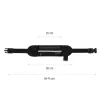 Cintura running espandibile Wozinsky WRBBK1, nera