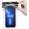 Custodia impermeabile universale Spigen A601 Aqua Shield, Crystal Clear