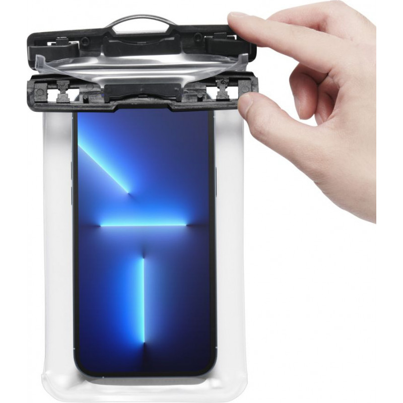 Custodia impermeabile universale Spigen A601 Aqua Shield, Crystal Clear