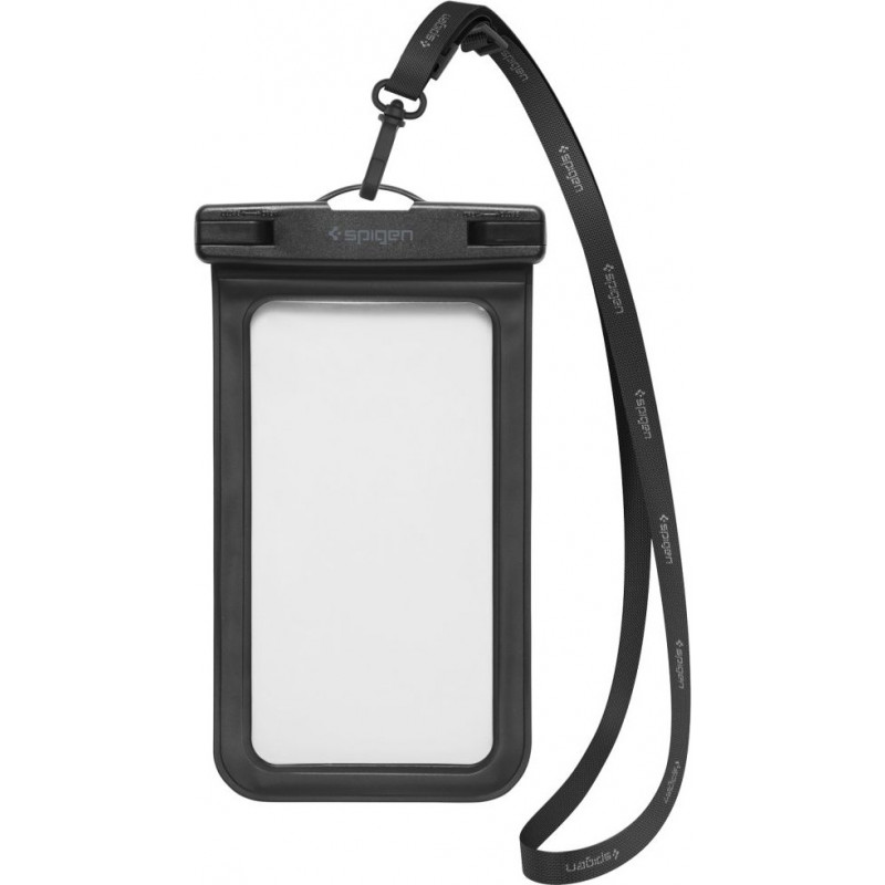 Custodia impermeabile universale Spigen A601 Aqua Shield (2 pz), nera