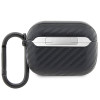 Custodia BMW BMAPWMPUCA2 Carbon Double Metal Logo per Apple AirPods Pro, nera