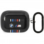 BMW BMAP22SWTK Custodia per Apple AirPods Pro, Multiple Colored Lines, nera