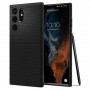 Custodia Spigen Liquid Air per Samsung Galaxy S22 Ultra, nero opaco