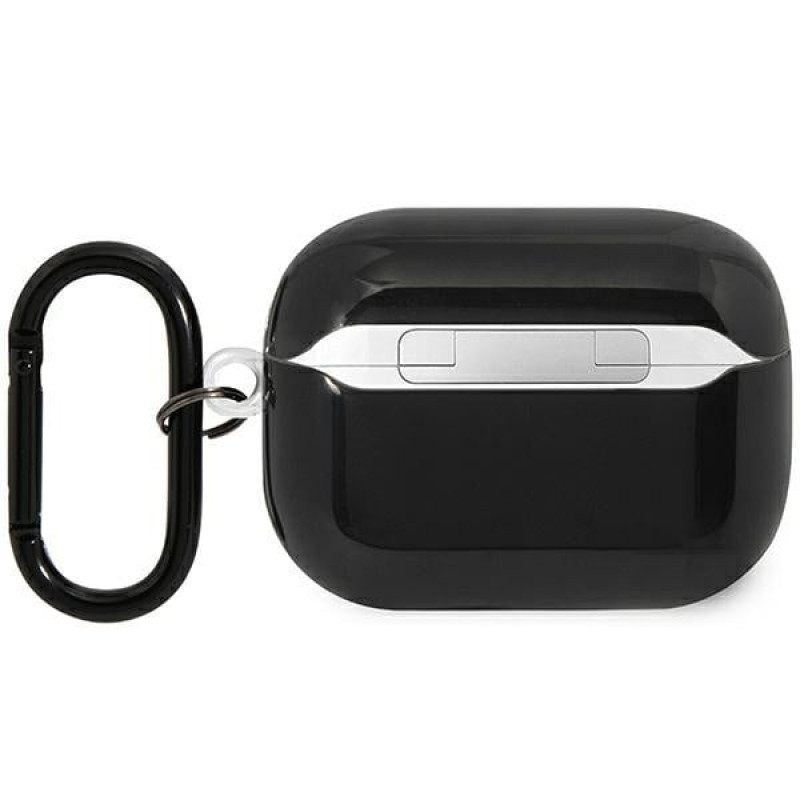 Cover BMW BMAP222SOTK Tricolor Stripes per Apple AirPods Pro 2ª gen, nera
