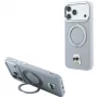 Custodia MagSafe Karl Lagerfeld with Ring Stand 360 Karl Head Pin per Apple iPhone 18 Pro / 17 Pro, grigia (KF003235)