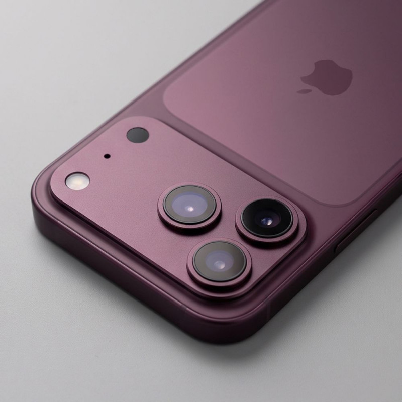 Tech-Protect Camfull Fit+ Apple iPhone 18 Pro Max Protezione per obiettivo fotocamera, bordeaux