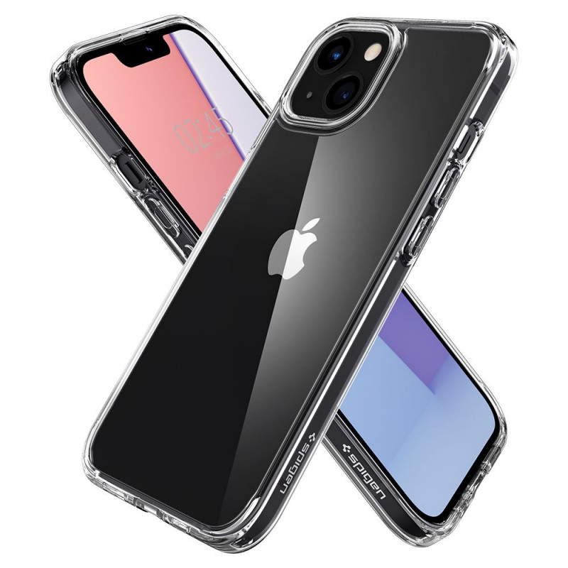 Custodia Spigen Ultra Hybrid per Apple iPhone 13, Crystal Clear