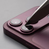 Tech-Protect Camfull Fit+ Protezione per lenti fotocamera per Apple iPhone 18 Pro, bordeaux