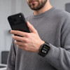 Tech-Protect Stainless THP6099 cinturino in acciaio inossidabile per Apple Watch 8 / 9 / 10 / 11 / 12 / SE / Ultra 44/45/46/49 mm, nero