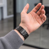 Tech-Protect Stainless THP6099 cinturino in acciaio inossidabile per Apple Watch 8 / 9 / 10 / 11 / 12 / SE / Ultra 44/45/46/49 mm, nero