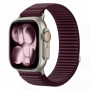 Cinturino per Apple Watch 8 / 9 / 10 / 11 / 12 / SE / Ultra 44/45/46/49 mm Tech-Protect Nylonloop, bordeaux scuro