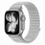 Cinturino per Apple Watch 8 / 9 / 10 / 11 / 12 / SE / Ultra 44/45/46/49 mm Tech-Protect Nylonloop, grigio chiaro
