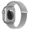 Cinturino per Apple Watch 8 / 9 / 10 / 11 / 12 / SE / Ultra 44/45/46/49 mm Tech-Protect Nylonloop, grigio chiaro