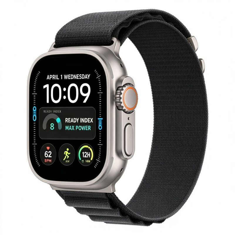 Cinturino per Apple Watch 8 / 9 / 10 / 11 / 12 / SE / Ultra 44/45/46/49 mm Tech-Protect Nylon Pro, nero