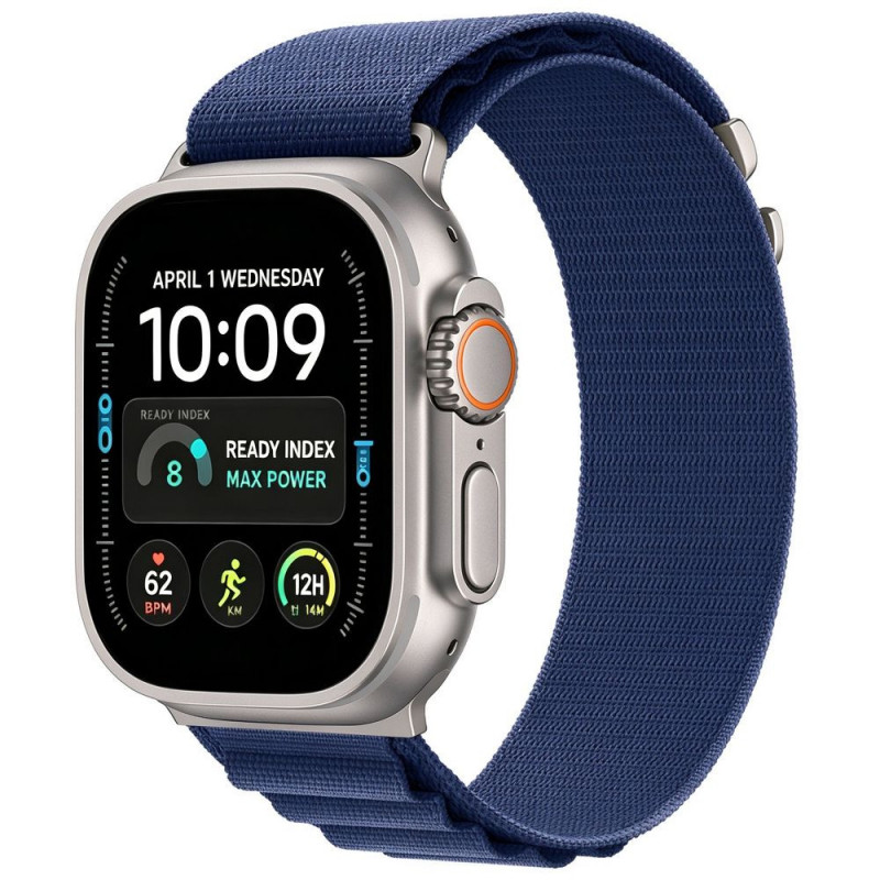 Cinturino per Apple Watch 8 / 9 / 10 / 11 / 12 / SE / Ultra 44/45/46/49 mm Tech-Protect Nylon Pro, blu navy