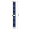 Cinturino per Apple Watch 8 / 9 / 10 / 11 / 12 / SE / Ultra 44/45/46/49 mm Tech-Protect Nylon Pro, blu navy