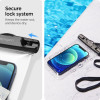 Custodia impermeabile universale Spigen A601 (2 pz), trasparente cristallo