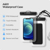 Custodia impermeabile universale Spigen A601 (2 pz), trasparente cristallo