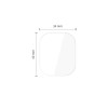 Tech-Protect Supreme Set+ Pellicola protettiva in idrogel per Apple Watch 4 / 5 / 6 / SE 1 / 2 / 3 44 mm, trasparente (2 pz)