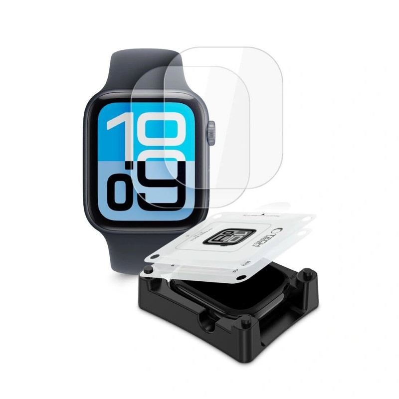 Tech-Protect Supreme Set+ Pellicola protettiva in idrogel per Apple Watch 4 / 5 / 6 / SE 1 / 2 / 3 40 mm, trasparente (2 pz)