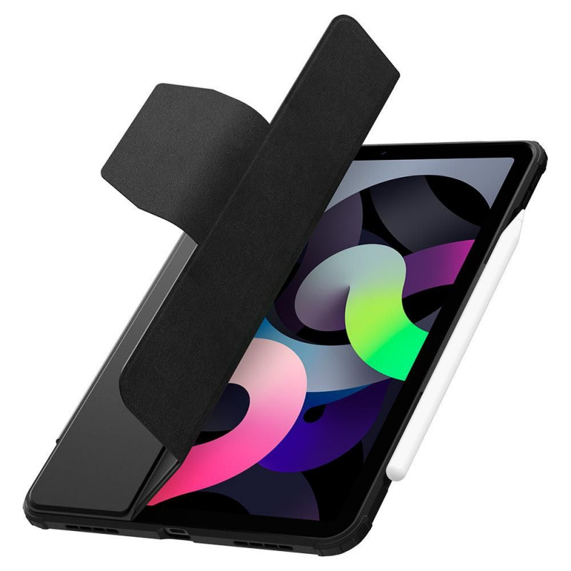 Custodia Spigen Ultra Hybrid Pro per Apple iPad Air 10.9 (2020/2022, 4ª/5ª gen) / iPad Air 11 (2024, 6ª gen), nera
