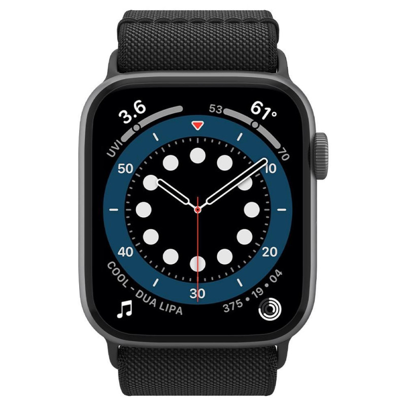 Cinturino Spigen Fit Lite per Apple Watch 4/5/6/7/SE/8/9/Ultra 44/45/49 mm, nero