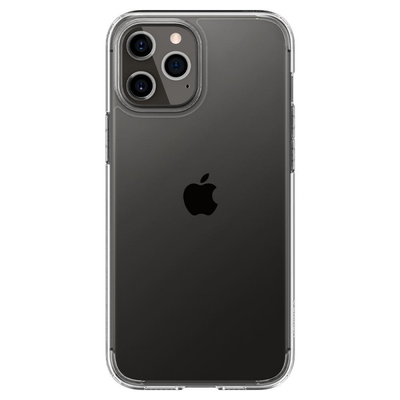 Custodia Ultra Hybrid Spigen per Apple iPhone 12 / 12 Pro, trasparente cristallo