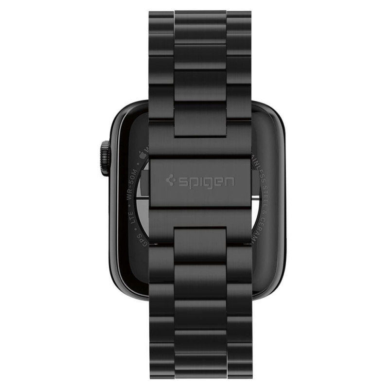 Cinturino Spigen Modern Fit per Apple Watch 4/5/6/7/SE/8/9/Ultra 44/45/49 mm, acciaio inossidabile, nero