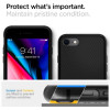 Custodia Liquid Air Spigen per Apple iPhone SE 2022 / SE 2020 / 8 / 7, nera