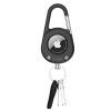 Custodia portachiavi con moschettone Tech-Protect Slidelock per Apple AirTag 1/2, nera