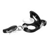 Custodia portachiavi con moschettone Tech-Protect Slidelock per Apple AirTag 1/2, nera