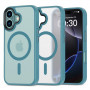 Custodia MagSafe Tech-Protect MagMat per Apple iPhone 16, teal opaco