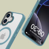 Custodia MagSafe Tech-Protect MagMat per Apple iPhone 16, teal opaco
