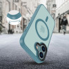 Custodia MagSafe Tech-Protect MagMat per Apple iPhone 16, teal opaco