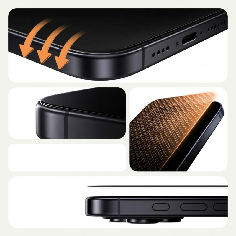 Vetro antiriflesso Tech-Protect Quick Set AR+ per Samsung Galaxy S26+ Plus, nero