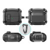 Custodia Tech-Protect Carbonox MagSafe THP4736 per Samsung Galaxy Buds 3 / 3 FE / 3 Pro, nera