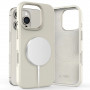 Custodia Tech-Protect Silicone Pure MagSafe per Apple iPhone 16 Pro, Cosmic Latte