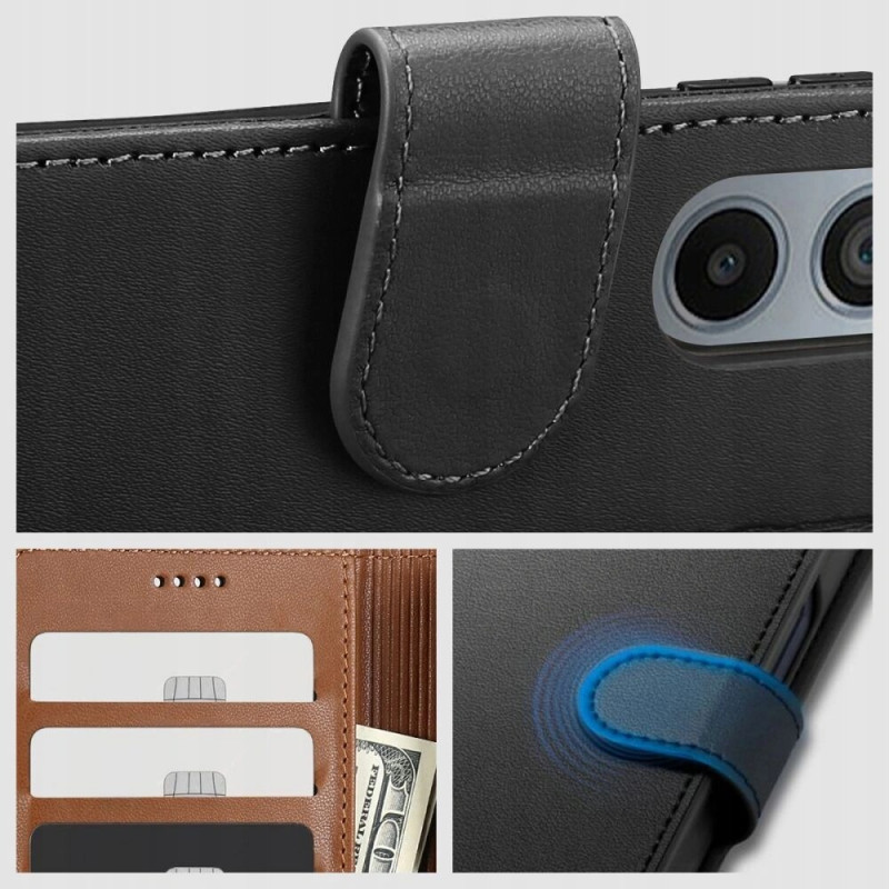 Custodia portafoglio Tech-Protect per Samsung Galaxy A16 4G / 5G, nera