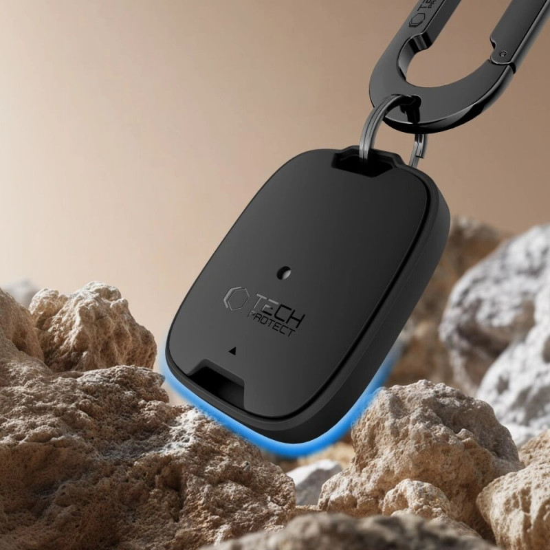 Custodia Tech-Protect Velar per Apple AirTag 1 / 2, nera