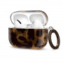 Custodia Tech-Protect Lamano per Apple AirPods Pro 1 / 2 Panther (nero e marrone)